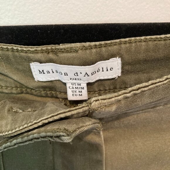 Army green khaki cargo pants size M. - Picture 4 of 8